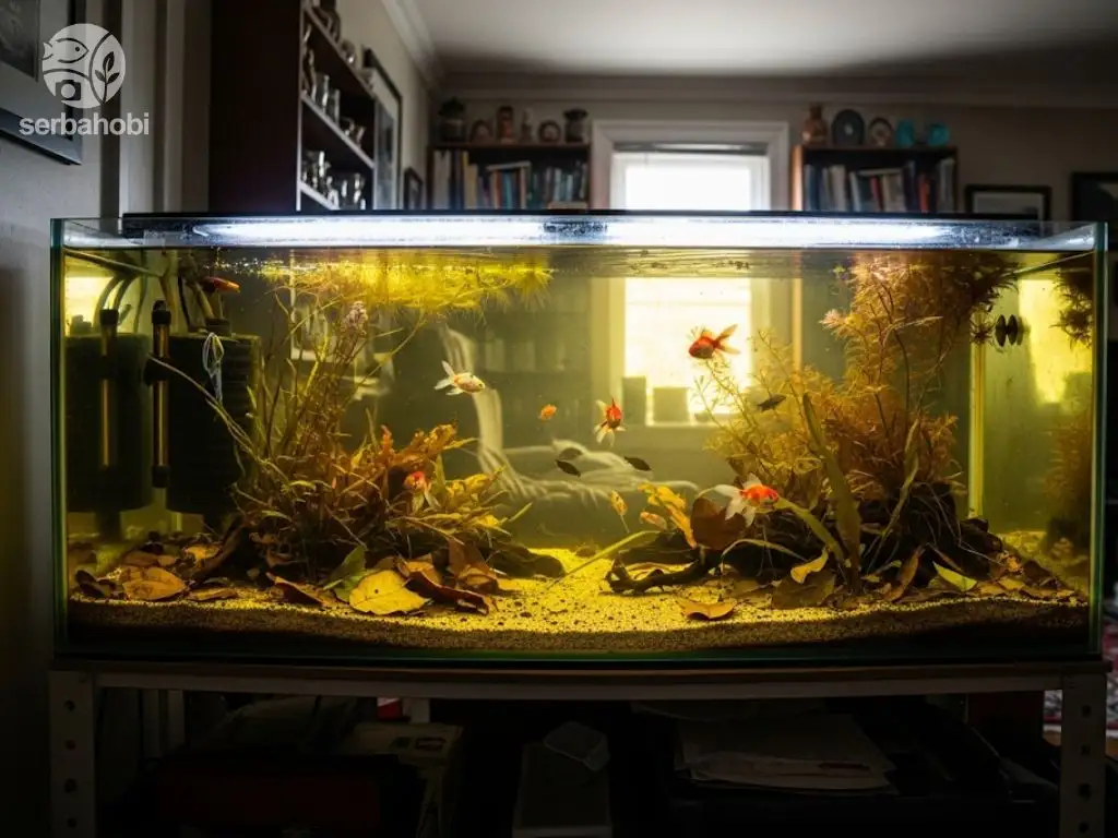 Air Aquarium Kuning banyak penyebab dan mengatasinya