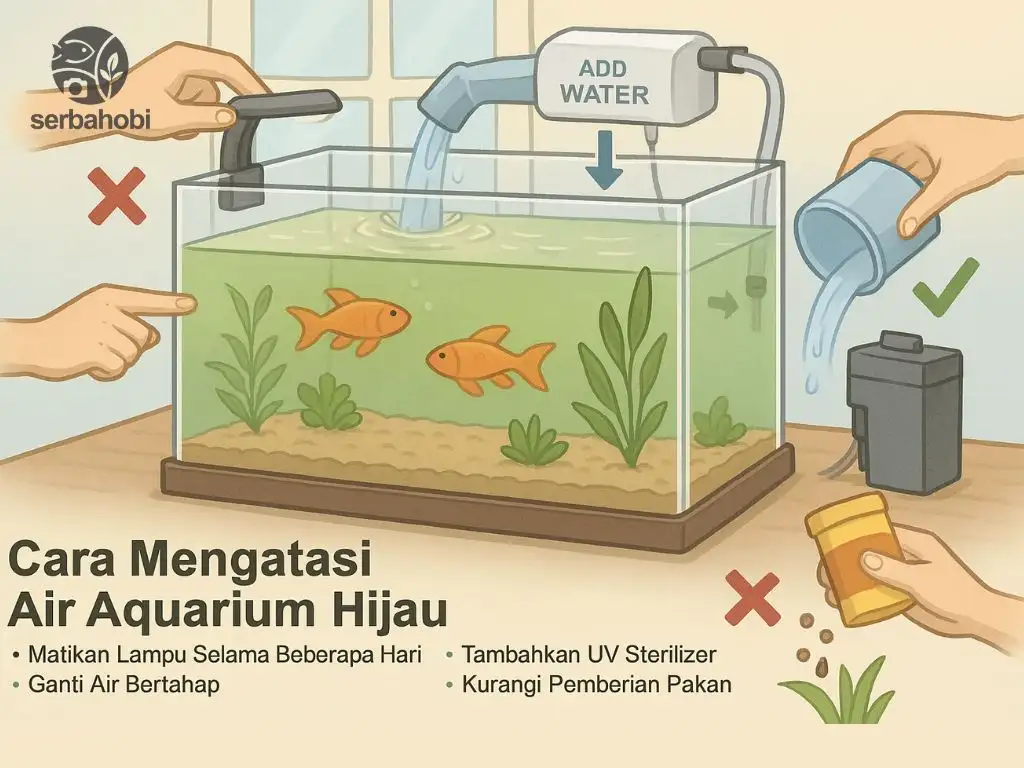 Cara Mengatasi Air Aquarium Hijau