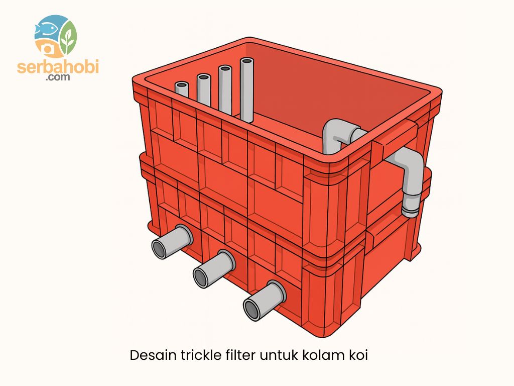 Desain Trickle Filter Bertingkat untuk Kolam dan Aquarium