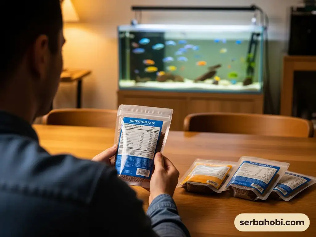 cara mudah baca Kandungan Umum dalam Pelet Ikan