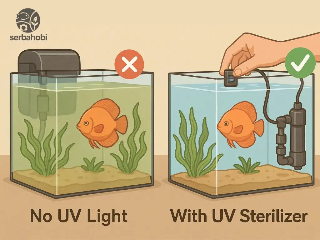manfaat lampu uv aquarium