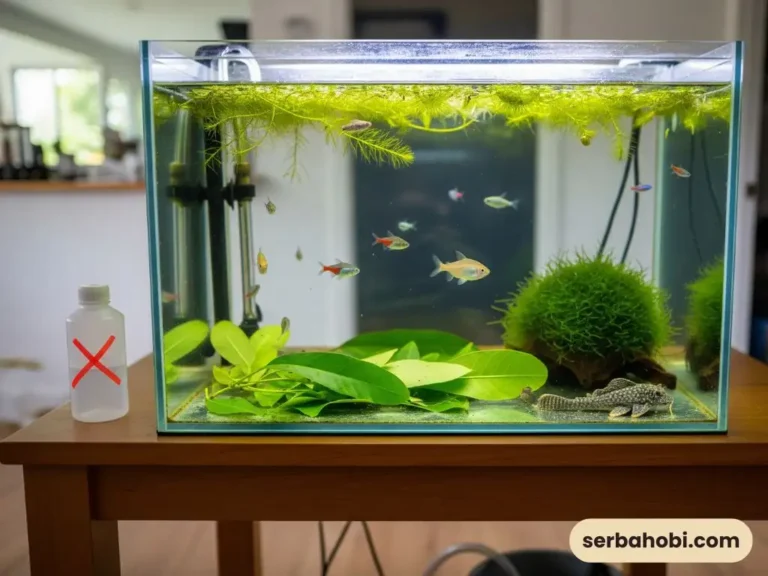 Menjernihkan Air Aquarium Tanpa Obat dam bahan kimia