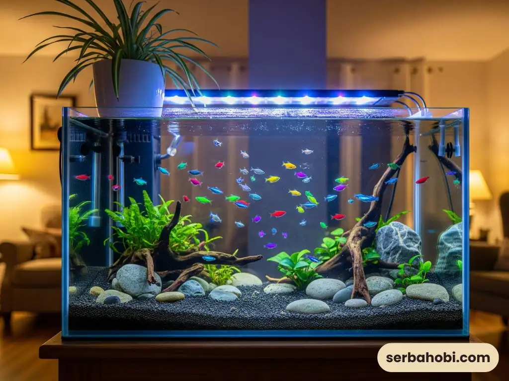 Setting Aquarium Biar Ikan GloFish Makin Kinclong