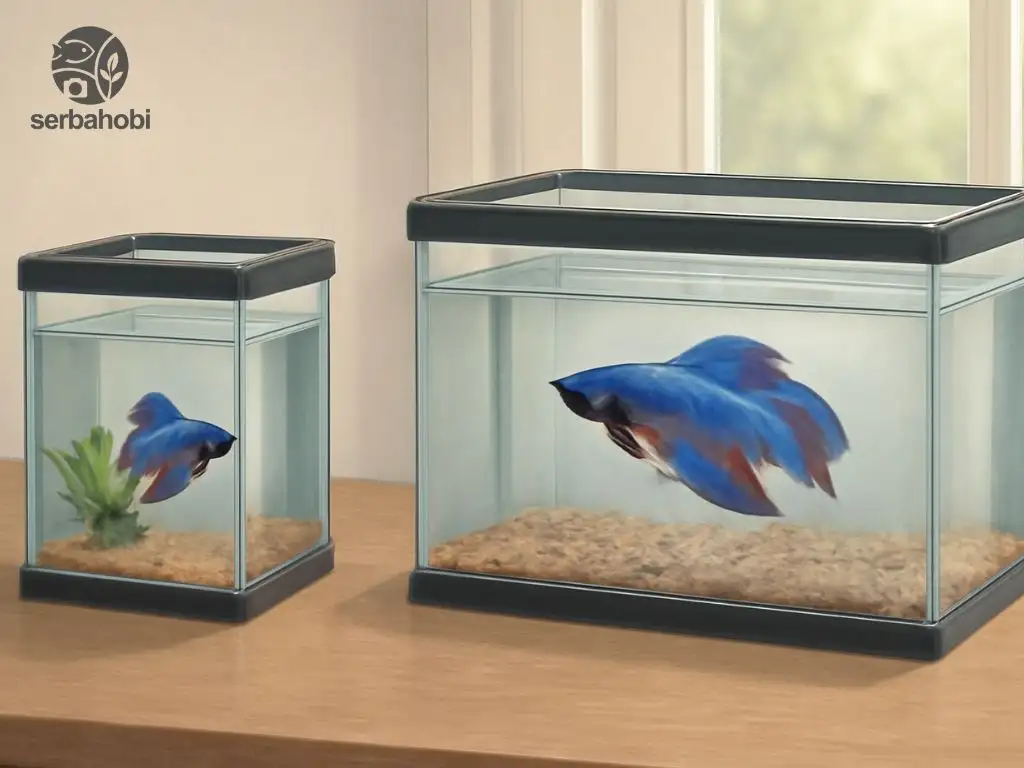 Ukuran dan Model Aquarium Cupang