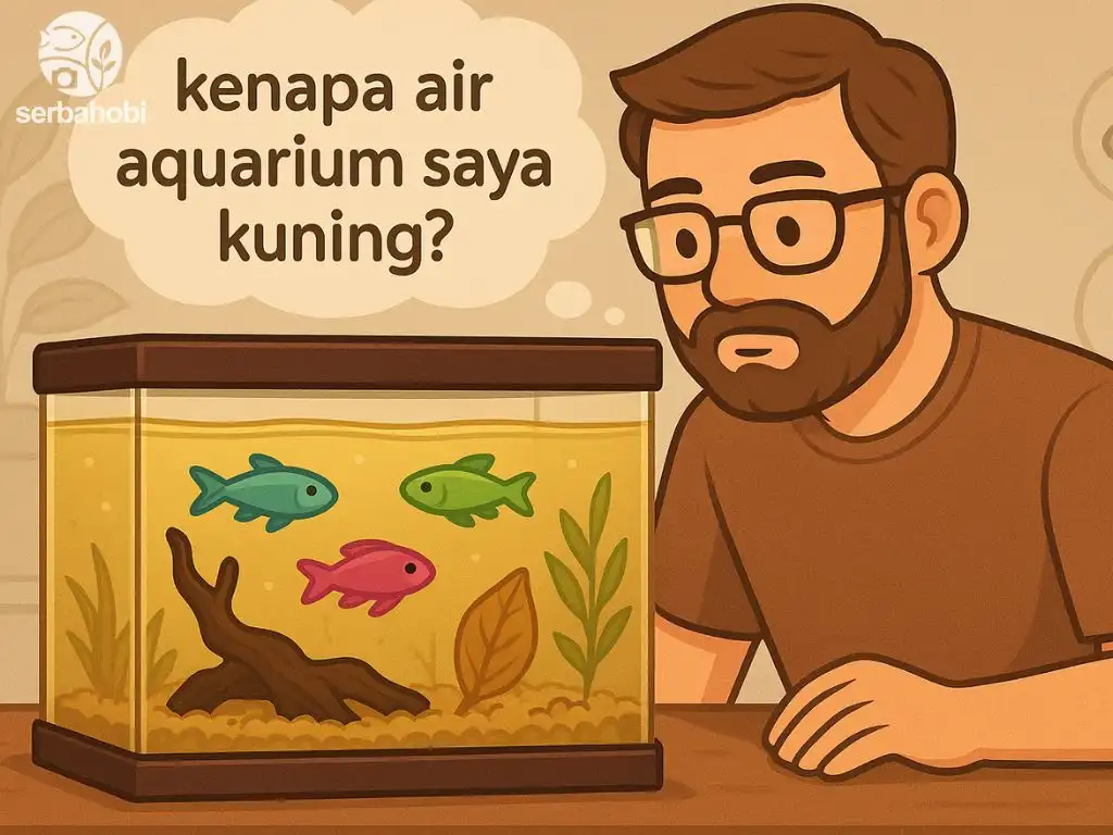 cara mengatasi air aquarium kuning