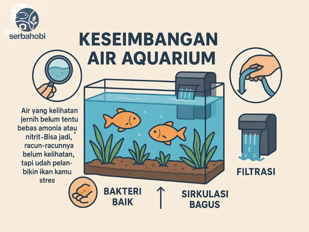 keseimbangan air aquarium
