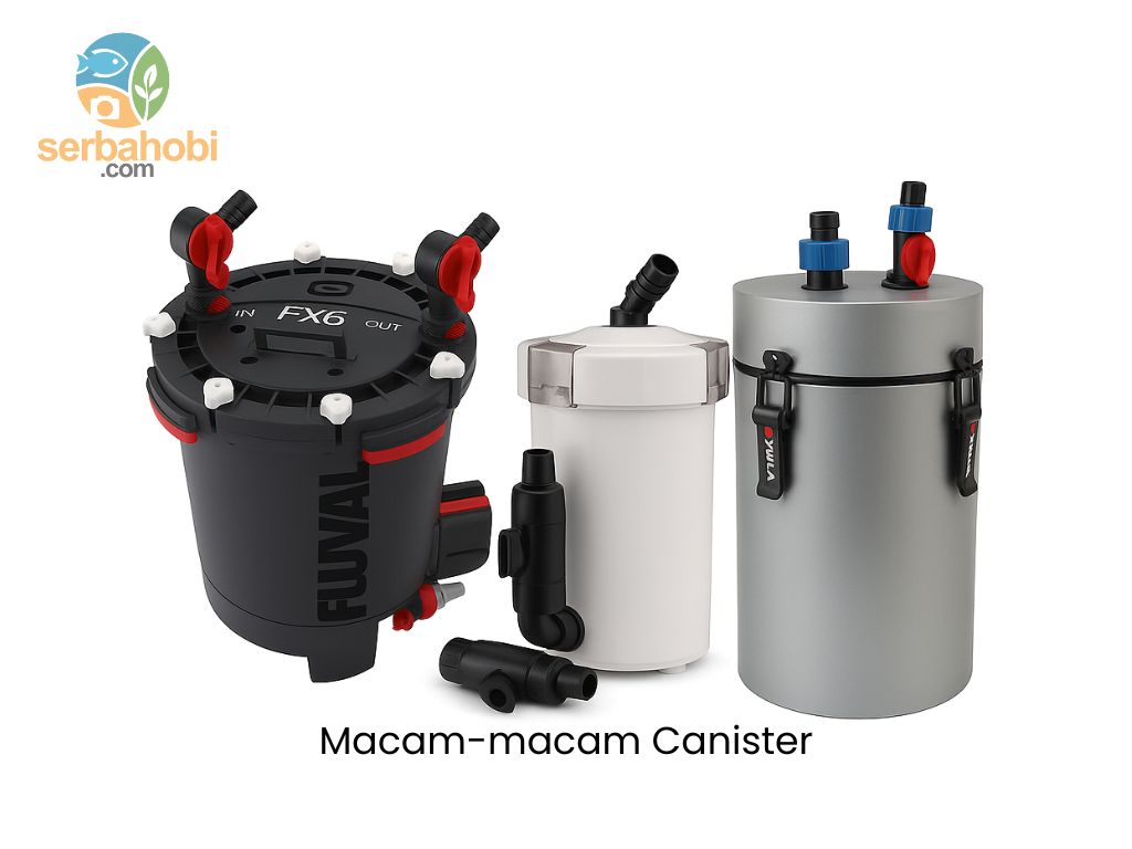 jenis filter aquarium canister mulai dari DIY sampai premium
