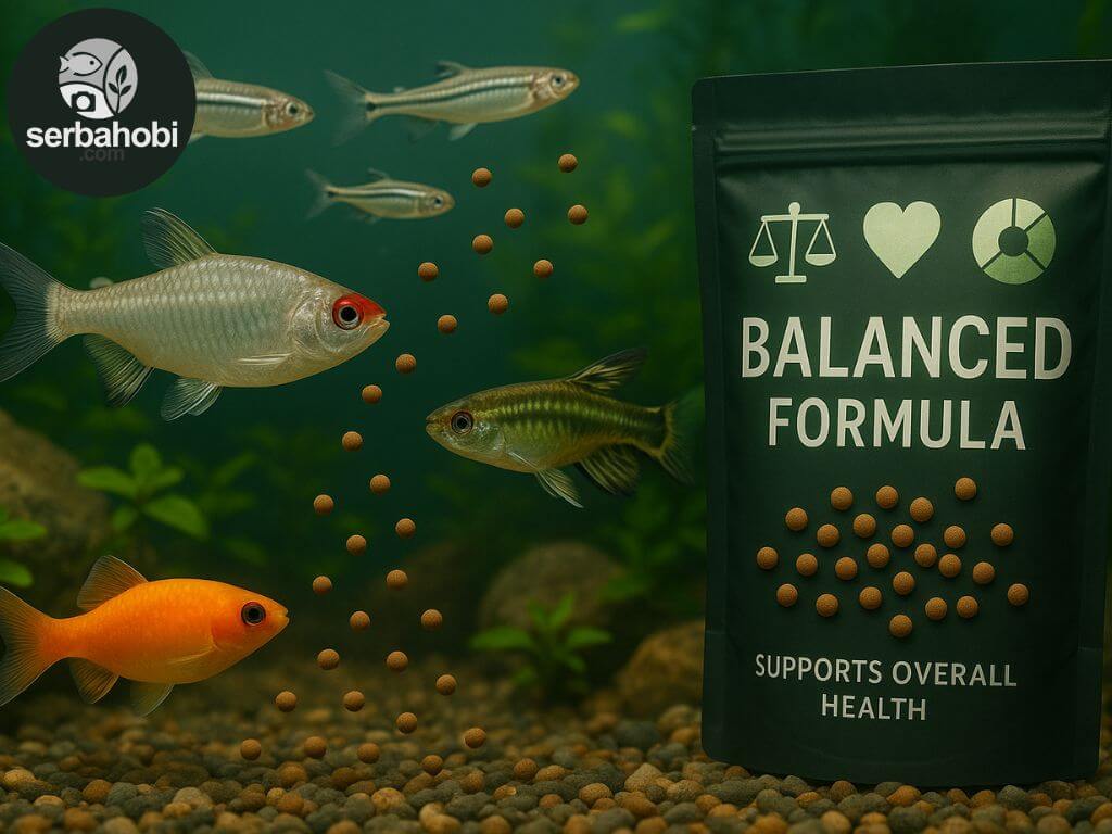 pelet balanced untuk ikan