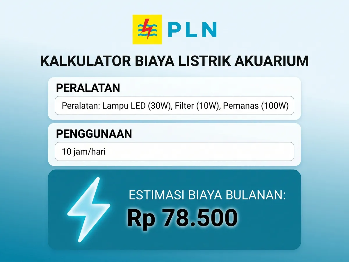Kalkulator Listrik Aquarium